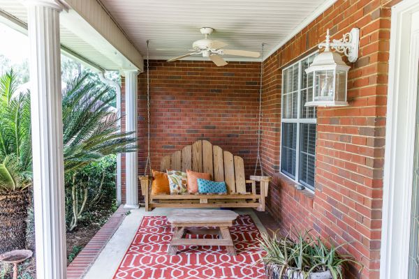 Porch Brick Repair in Draper