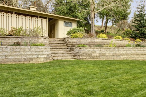 Retaining Wall Construction in Draper