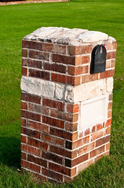 Brick Mailbox Installation in Draper