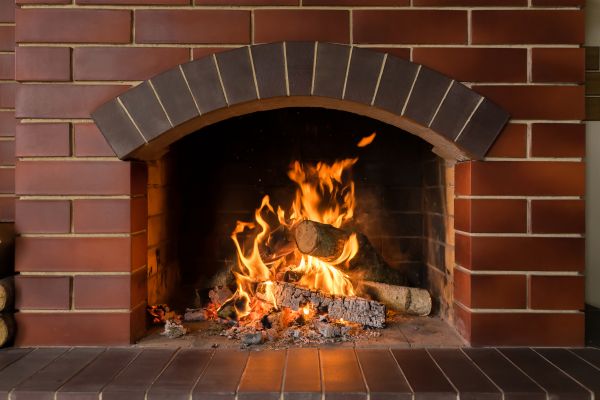 Brick Hearth Installation in Draper